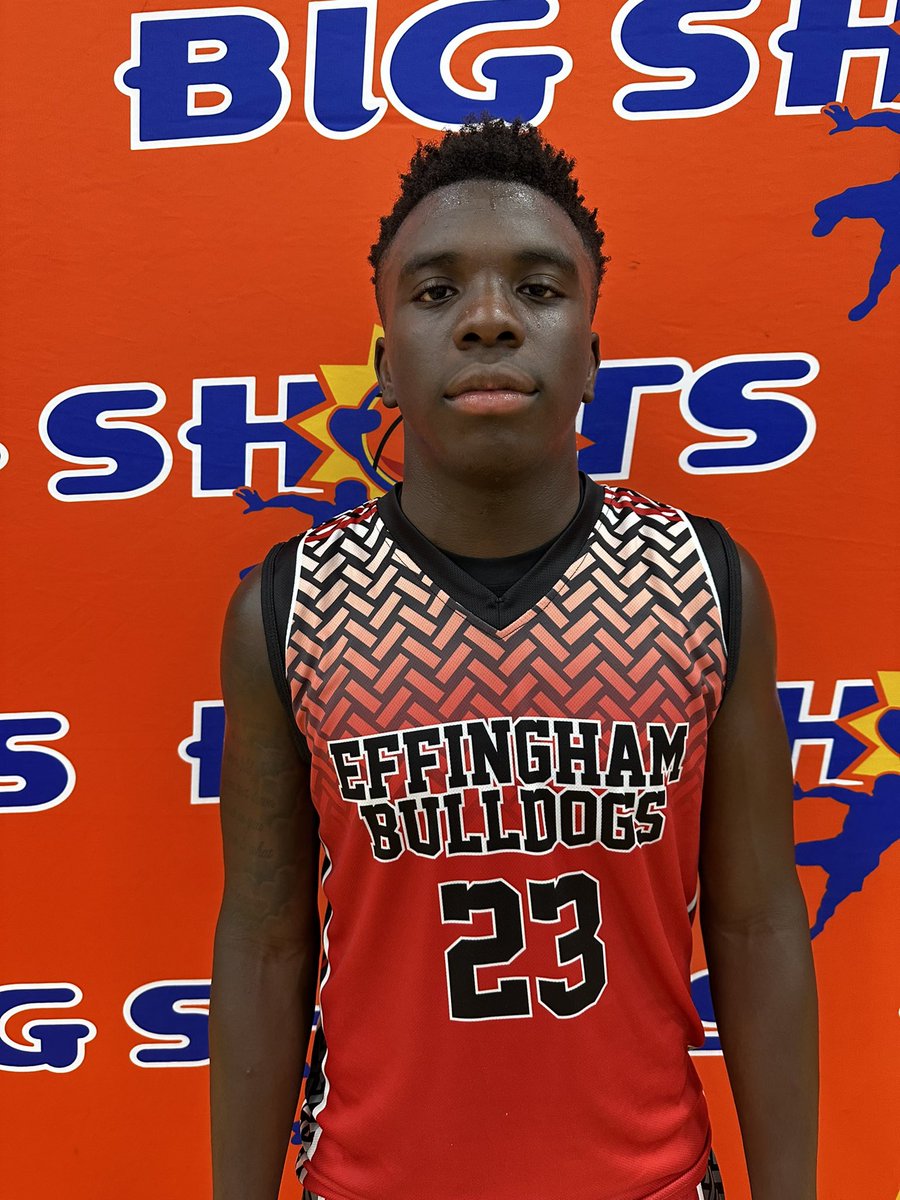 #BIGSHOTS #SCShowdown 

16U Boys 

CBG 70 
#1 Jadah Freeman 17
#3 Ty Rushmeyer 13
#5 Jaden Reid 14 

Effingham Bulldogs 53 
#23 Damion Gordon 19
