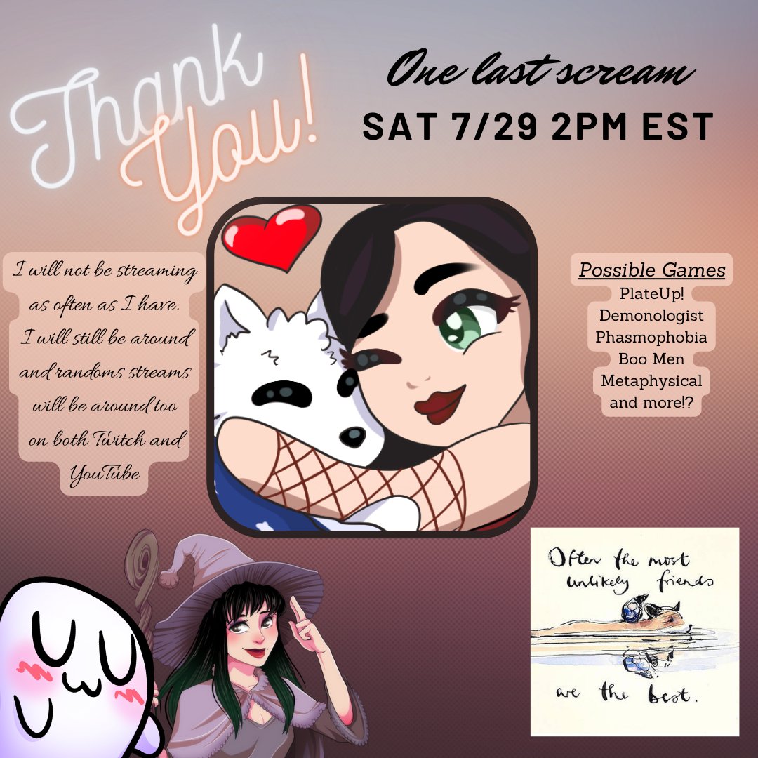 This is not goodbye, just not as much active content after 🥰 I hope to see you guys there