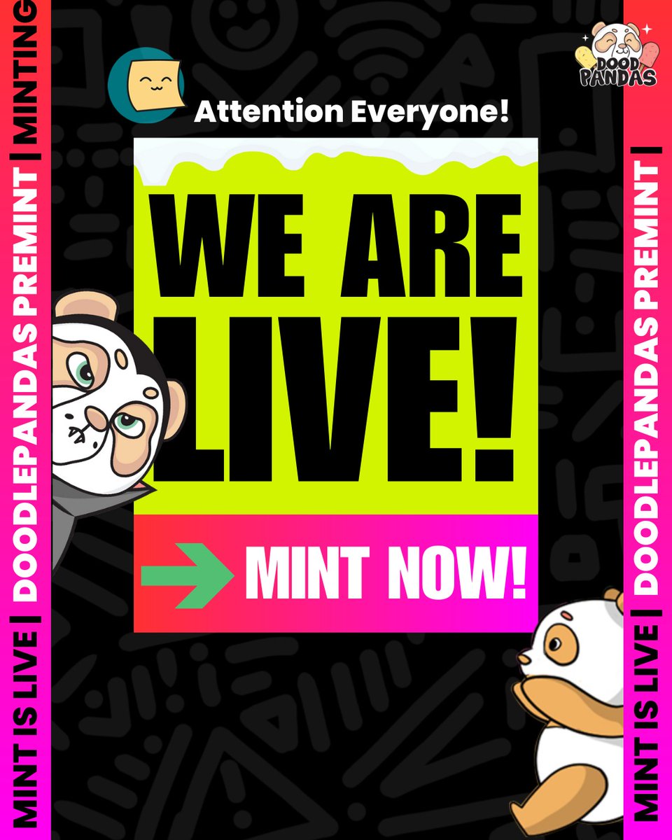 Doodle Pandas | Pre-sale LIVE | Minting Now tweet media