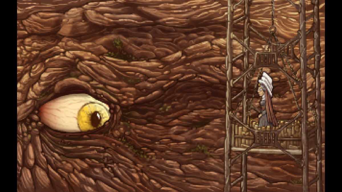 hnzvavra's tweet photo. Shards of God is a point &amp; click murder mystery. I've been pitching it as "Name of the Rose meets Dune", but there's a lot of Agatha Christie and some Discworld in there as well. Play it for FREE at https://t.co/UD0sjyX7ni!
#pointandclick #adventure #indiegame #screenshotsaturday https://t.co/QckSa4JFAz