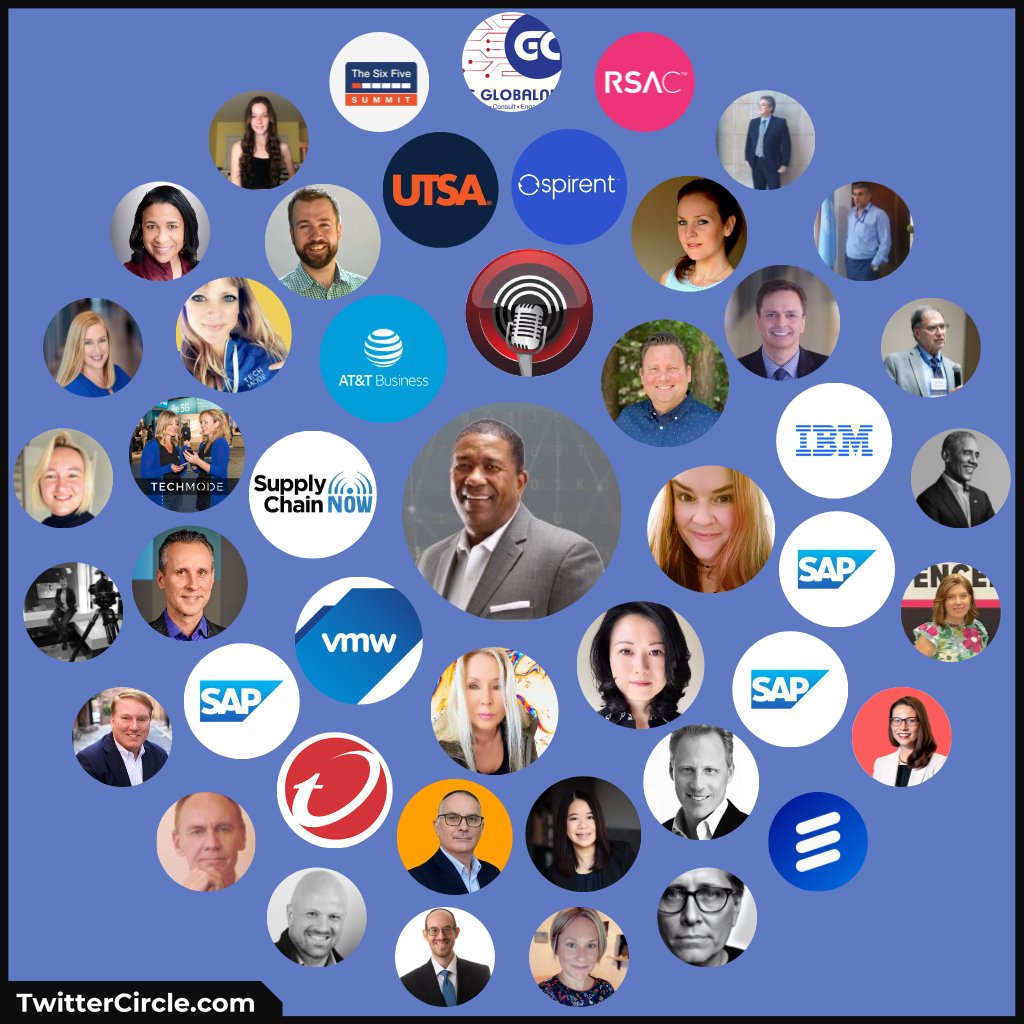 Kevin_Jackson's tweet photo. Celebrating my @TwitterCircle! @Kevin_Jackson 
@_supplychainnow @_TechMode @adamsconsulting @ATTBusiness @avrohomg @BarackObama @BevEve @Chels_LA @danielnewmanUV @dcallahan2 @dez_blanchfield @dfriez @digitaltransx @elaine_benfield @EricssonSoftw @GcGlobalnet @GlenGilmore @HaroldSinnott @IBM @JohnNosta @KirkDBorne @LisaH_Jackson @michaelbathurst @OneLinders @psb_dc @rachelloumiller @RSAConference @salhaj @sallyeaves @SAP @SAPCloudERP @SAPCommunity @ScottWLuton @scrumtuous @secretmike @SixFiveSummit @Spirent @TamaraMcCleary @terence_mills @ThisIsKateS @TrendMicro @TrishMcFarlane @UTSA @VMware @YuHelenYu
