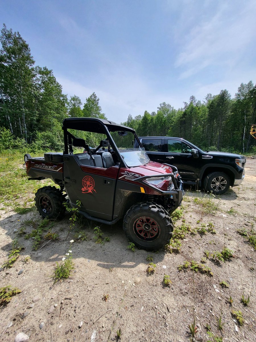 Yard work be damned, it's to go play! #blueberryhunting #northwesternontario