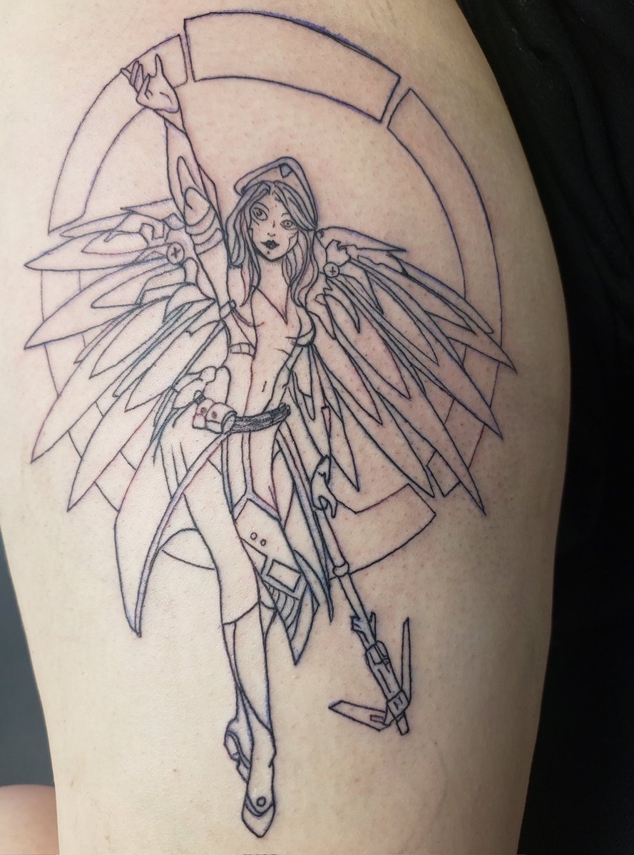 AshleeTwist's tweet photo. Isn't she pretty! Hurt more than I thought it would, but she turned out so damn nice! https://t.co/noijd2xhmV