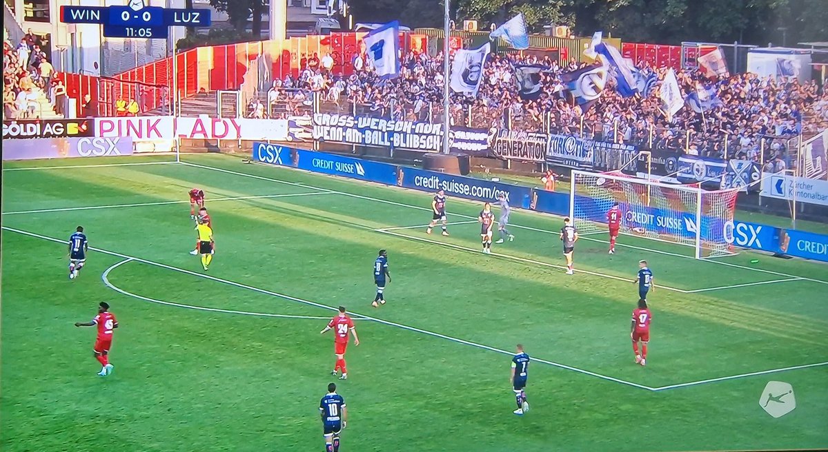 FootballSwissEN's tweet photo. Great atmosphere at the Schutzenwiese for opening night. 🔥
#FCWFCL https://t.co/PtCwx71eMU