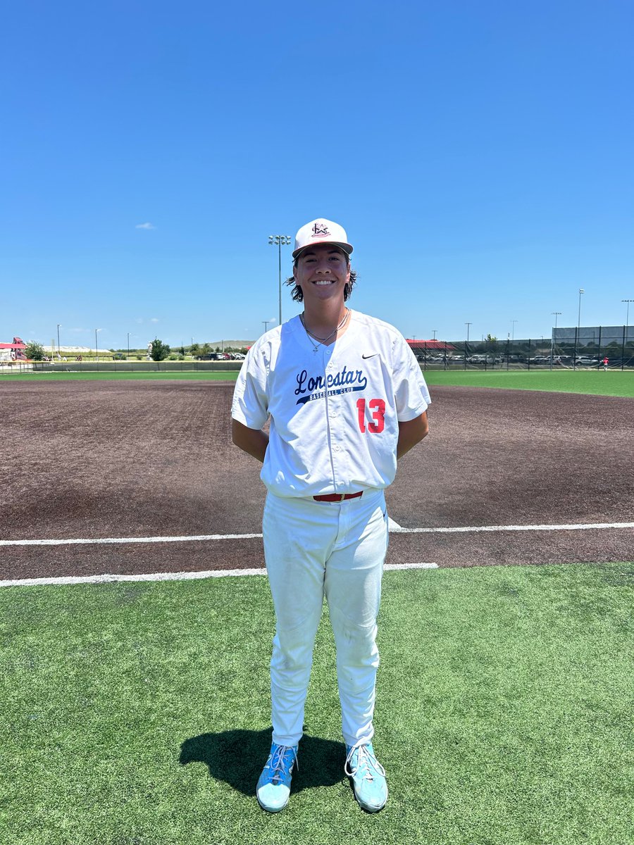 FiveToolTexas's tweet photo. #FiveToolWS F: @LonestarBSBclub 18U 4, Kraken Baseball Maldonado 2023 1
PoG: @CloudyXander 7 IP, 8K, BB, 4H, 0 ER
Hitter: @EricTenery 3-4, 2 RBI
Notable @Miles21W 1-3, 2B, 2 RBI https://t.co/CksK2FrcCe