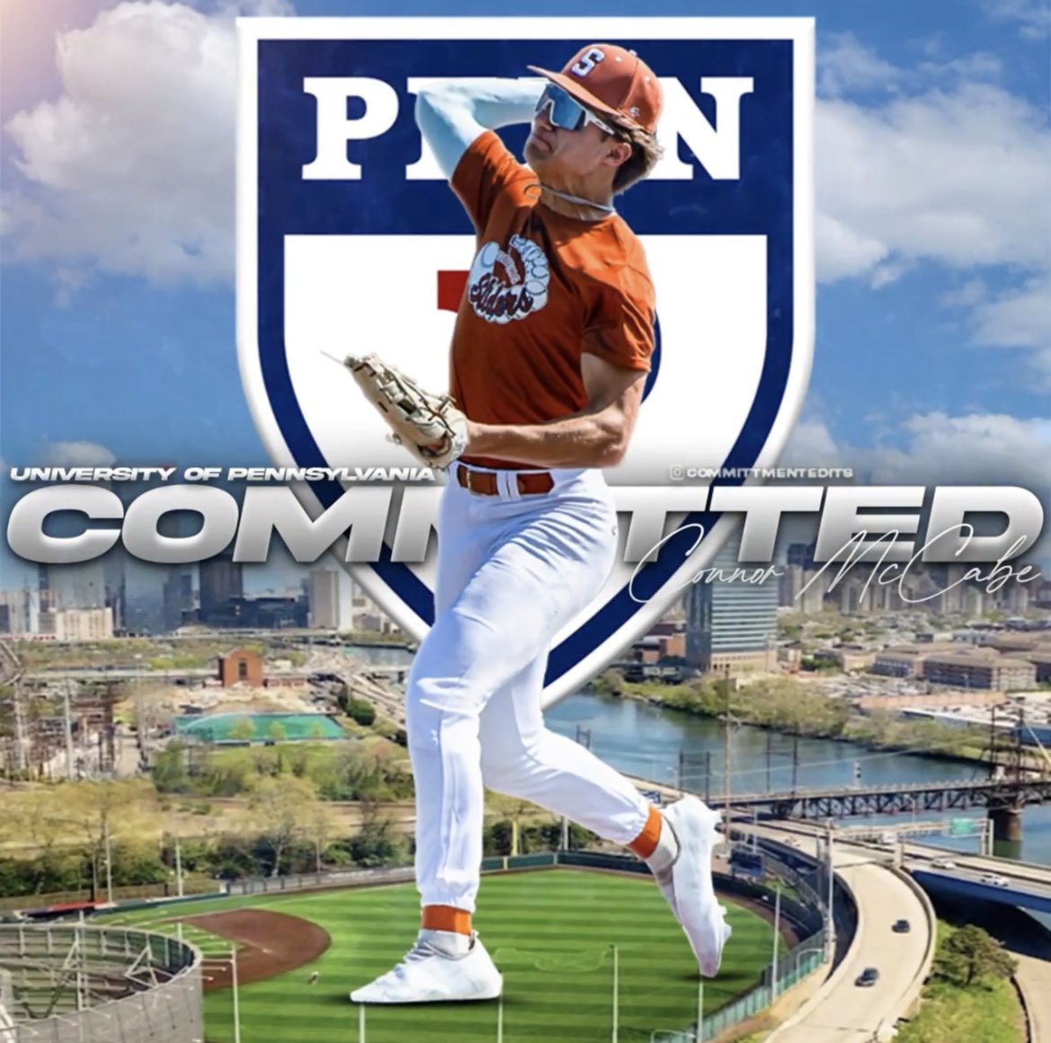 I am truly blessed to announce that I’ll be continuing my athletic and academic career at The University of Pennsylvania! I would like to thank the Lord, my family, coaches, and teammates for helping me become the best version of myself, on and off the field.❤️💙 #QuakeShow