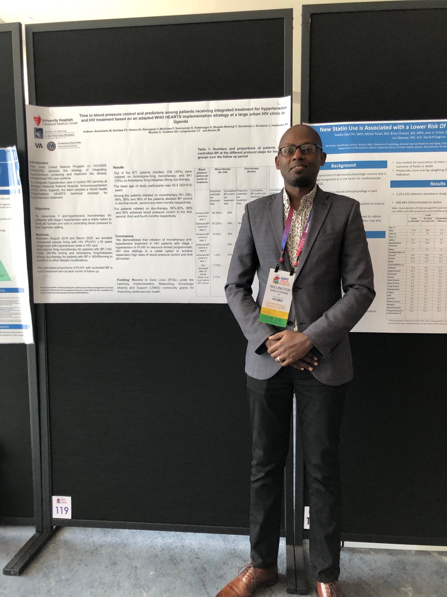 Tabitha &amp; I at 2023 American Society of preventive Cardiology’s Congress in Arlington Tx. Great learning from outstanding prevention cardiologists. Colchicine is a new kid on the block for decreasing CV events.
#ASPC2023
@CaseUHmed 
<a href="/TabithaLobo/">Tabitha Lobo</a> 
<a href="/clongen82/">Chris Longenecker</a> 
<a href="/m2smooth/">George Yendewa, MD, MPH&TM, FACP, FIDSA</a>