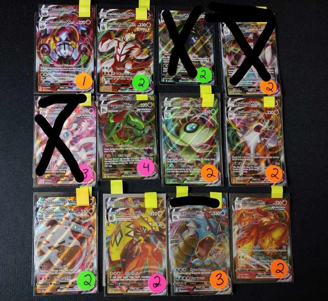 Itz_Pole_Cat's tweet image. 🚨Sale Alert🚨
vmax/vstar leftover sale!

PWE= $1 (4 max, buyers risk) 
PWE= $2 (5 cards, buyers risk) 
BMWT=$5  

The sale works like a claimed sale, if I heart your comment, you got the card.  

Invoices will be sent later with the total and cards you claimed.