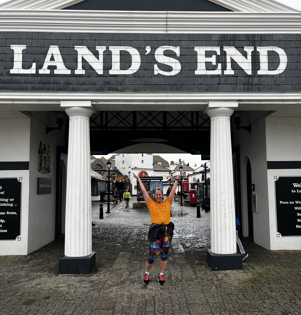 Wet and windy Land’s End for my 100th parkrun and my son’s 50th. No tunes, just the sound of the elements and the occasional crashing wave. <a href="/runningpunks/">Running Punks</a> #vrc