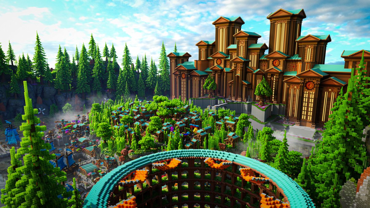 After a month of hard work I can finally say it's done!

Me, <a href="/HoraceCreations/">Horace Creations</a> &amp; <a href="/Fayded_MC/">TheoHMC</a> decided to start this mega project reaching 1000 x 1000 blocks. 

 #minecraft #minecraftbuild #megabuild