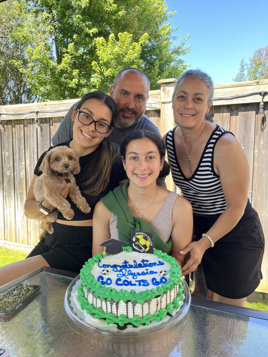 sxyita's tweet image. Another one out the door soon, but we couldn’t be prouder of you Alyssia! We will miss you and love you both! #GoColtsGo