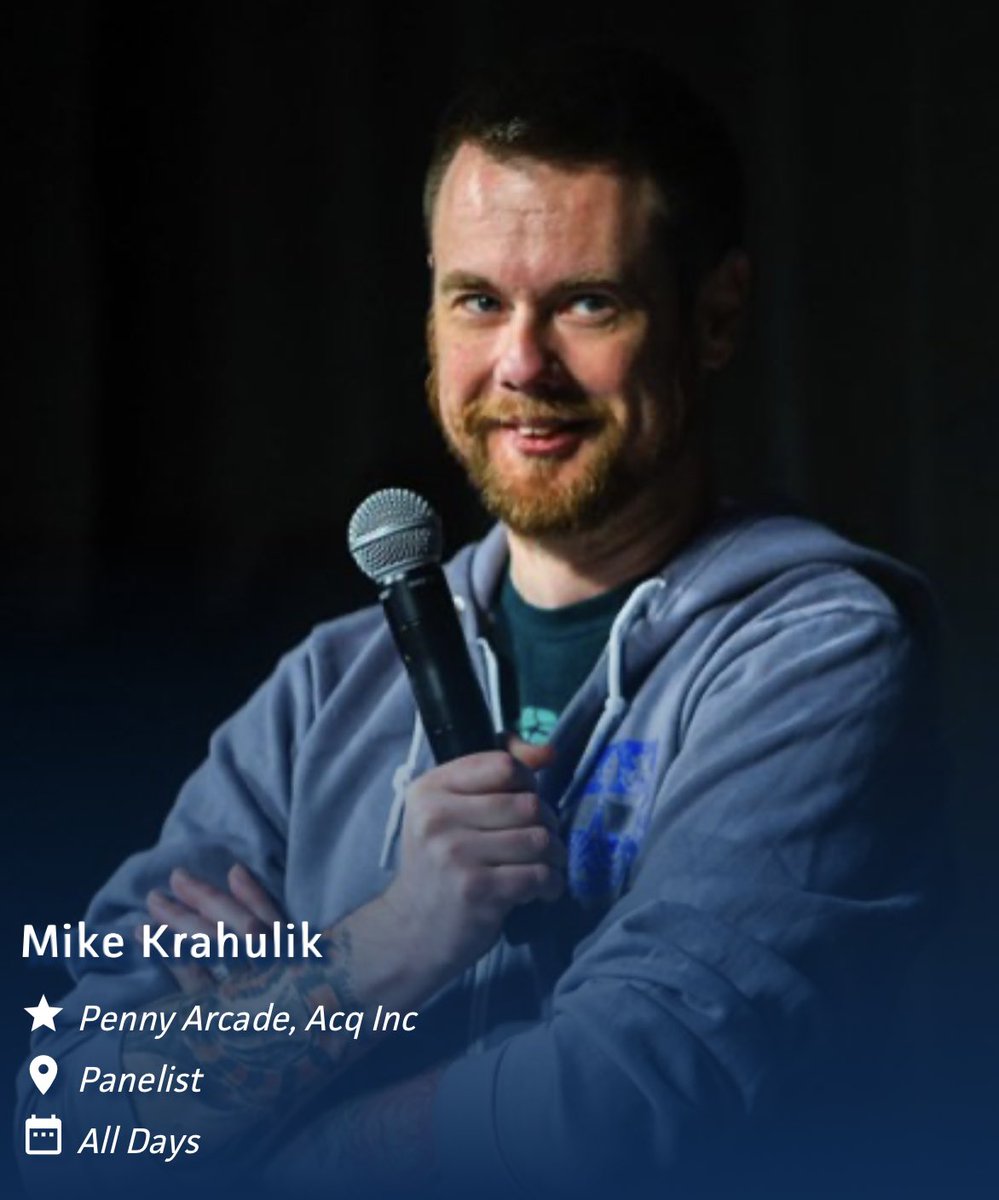 Dreadnoughtnine's tweet photo. @cwgabriel Mike is back at pax! Super excited!!!! https://t.co/S3WwN9IR1W