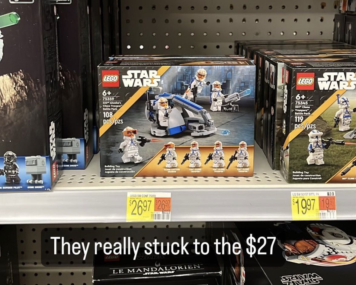 Lingvistik Antagelse lidelse Ryan | MandRproductions on Twitter: "$27 LEGO Star Wars Battle Packs ladies  and gentlemen. Incredible. https://t.co/NBqZcaAugc" / Twitter