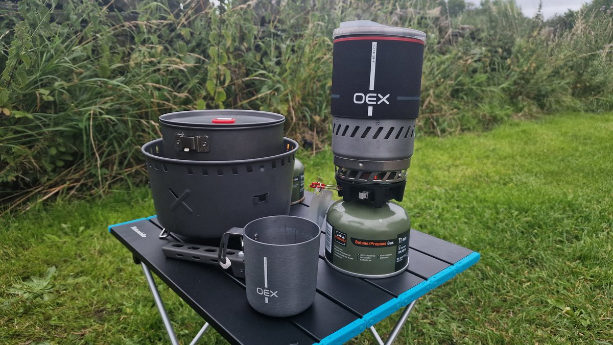 Now, this is a great setup 
Oex Bass camp cook set
Oex cup
Oex heiro solo stove 
VERY HAPPY I AM 😘
<a href="/OEXOutdoors/">OEX</a> <a href="/GOoutdoors/">GO Outdoors</a> <a href="/EWMwildcamping/">English woodsman</a>
