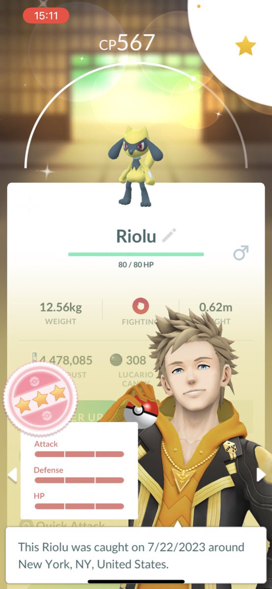 lenbiasgo's tweet photo. shundo riolu in under 10 eggs #PokemonGO https://t.co/gdMjYaKaM3