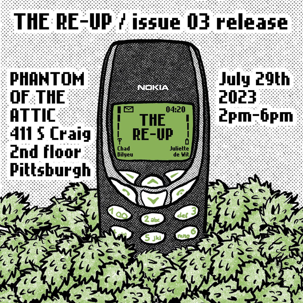 BistroBooks's tweet photo. Very honored to announce that @CHADinAMSTERDAM will be debuting #TheReUp202 issue #03 in #Pittsburgh at @potaOakland next Saturday, July 29th from 2-6pm! If you're in town, come on out and join us! Our illustrator and partner-in-crime, #JuliettedeWit, will be there in spirit! https://t.co/cGwmHVlXE8