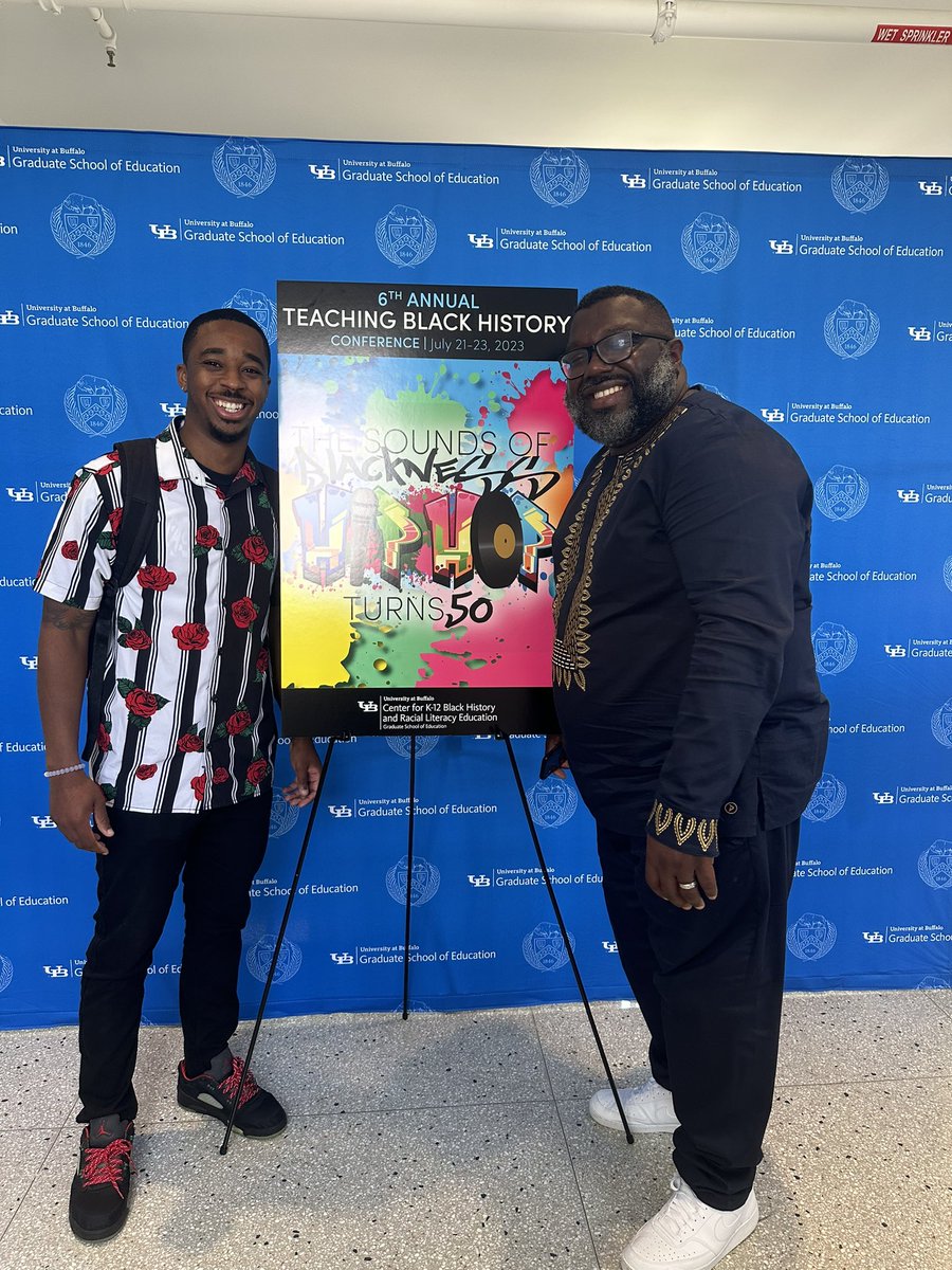 What an experience, so far, at the 6th Annual Teaching Black History Conference. I wanted to thank @DrLaGarrettKing and his team for putting this conference together. I hope to be back next year. #HipHopTurns50 #BlackHistory