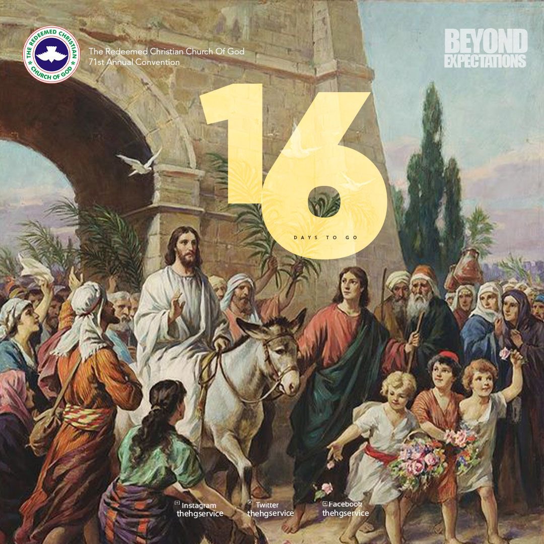 PastorEAAdeboye's tweet image. The RCCG 71st Annual Convention is exactly 16 Days from now. 
We are certain that God will do things that are beyond our own expectations.

Date is 7th to 13th August 2023
Venue: Redemption City, Mowe Ogun state.

71st Annual Convention
#BeyondExpectations
