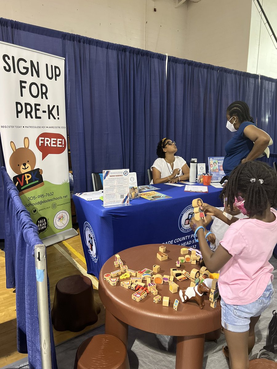 MDCPS_OECP's tweet photo. If you missed today’s The Children’s Trust Family Expo, catch us next Saturday, July 29, at Miami-Dade College, Kendall Campus. Thank you to all who visited our booth today! @MDCPS https://t.co/uCF428HzfI