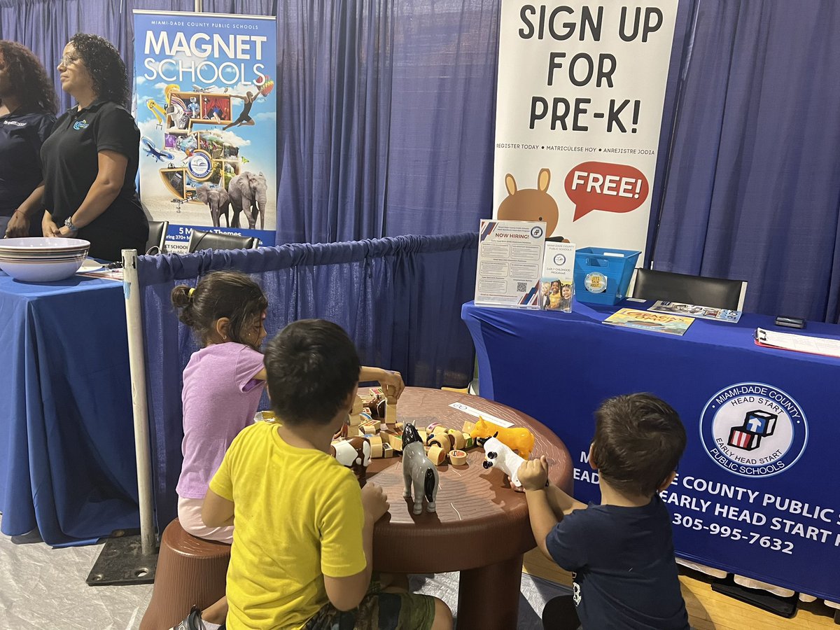 MDCPS_OECP's tweet photo. If you missed today’s The Children’s Trust Family Expo, catch us next Saturday, July 29, at Miami-Dade College, Kendall Campus. Thank you to all who visited our booth today! @MDCPS https://t.co/uCF428HzfI