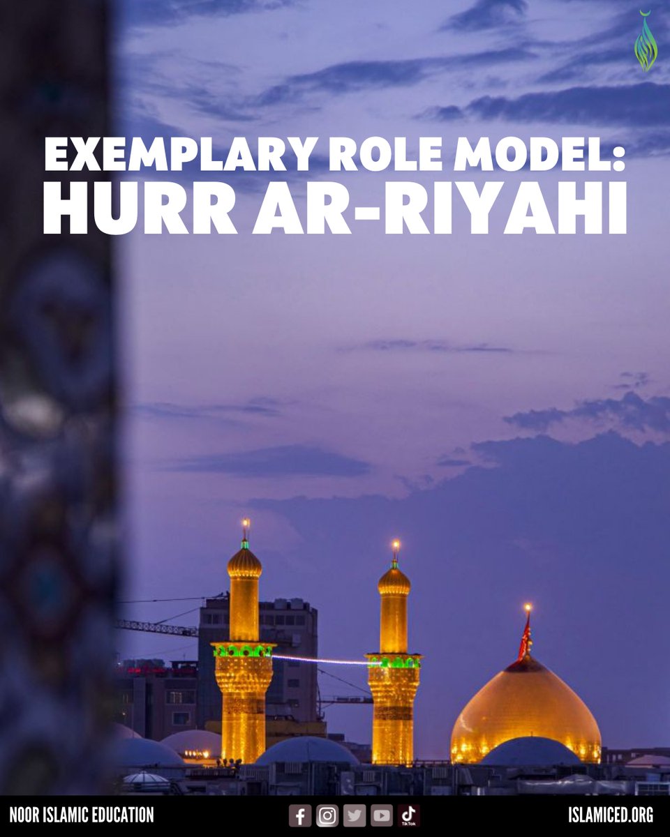 NoorIslamicEd's tweet photo. Exemplary Role Model: Hurr ar-Riyahi 

#ExemplaryRoleModel #HurrArRiyahi #SacrificeForTheSakeOfAllah #LivingWithHumility #Muharram2023 https://t.co/QPDvgaG0OH