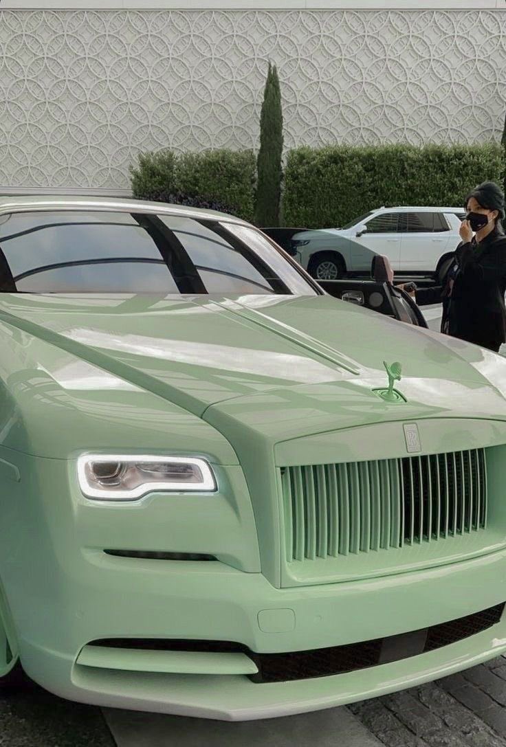 thinking about this sage green rolls royce