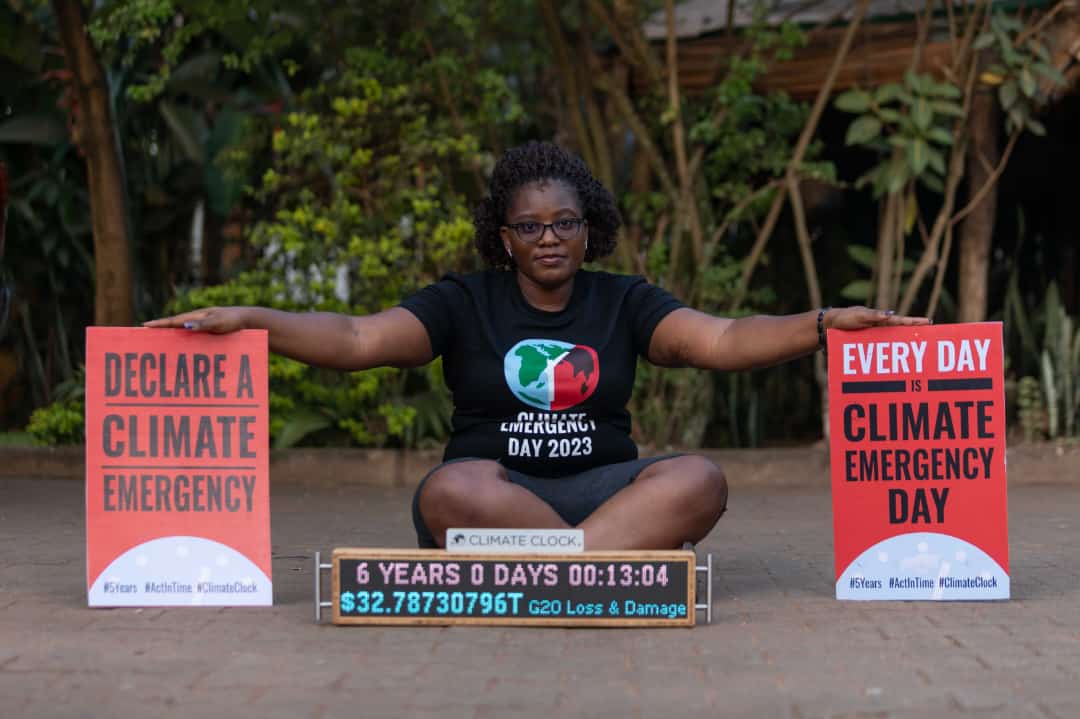 What’s going to happen when the #ClimateClock hits zero?

- Drought worsens.
- Heatwaves more frequent.
- More wildfires.
- Air-quality worsens. 
- More flooding and sea level rise.
- Extinction of many species. 

But it’s not too late. We must take action now! #ActInTime