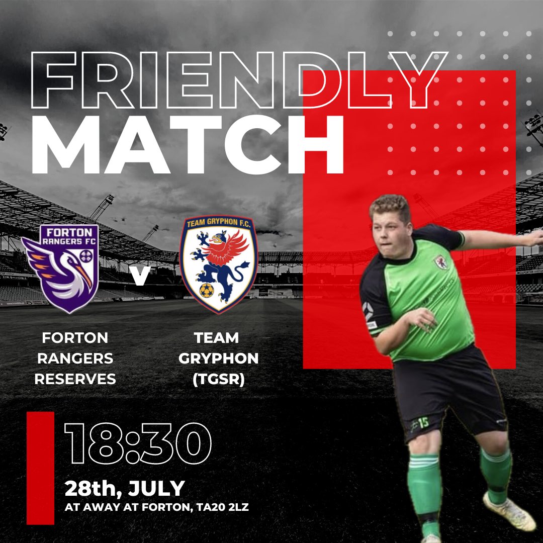 TeamGryphon_FC's tweet photo. •First Friendly•

On Friday our Reserves travel down to Perry Street Div 1 side Forton Reserves, after a promotion last season it will be a good test against a team in the equivalent division

#TG #TMFG https://t.co/eJ8NamKEOX