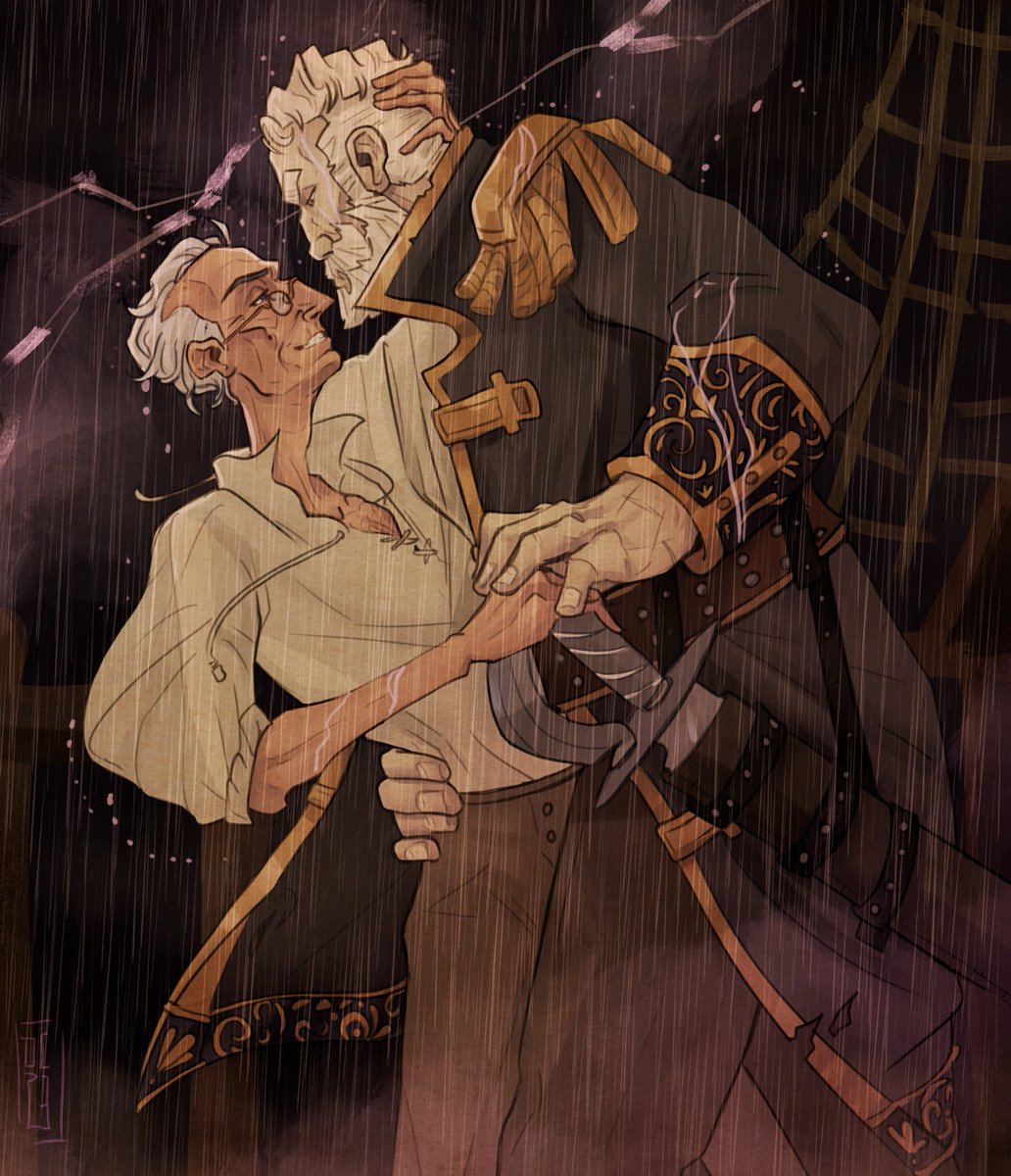 DCArtCorner's tweet image. "Oh, captain, let's make a deal
Where we both say the things that we both really feel
I feel scared and I'm starting to sink
And I only sink deeper the deeper I think"
- Ship in a Bottle, Fin Argus 
.
#tma #simonfairchild #peterlukas #foggyskies #fanart