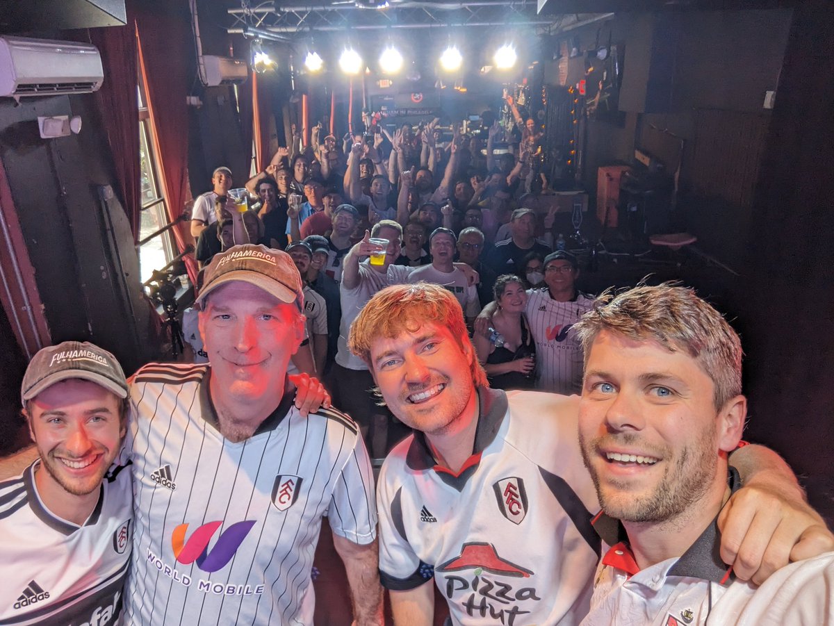 FulhamishPod's tweet photo. Philly Fulham crew - thank you! 🇺🇲 https://t.co/kHL1Ico7u0