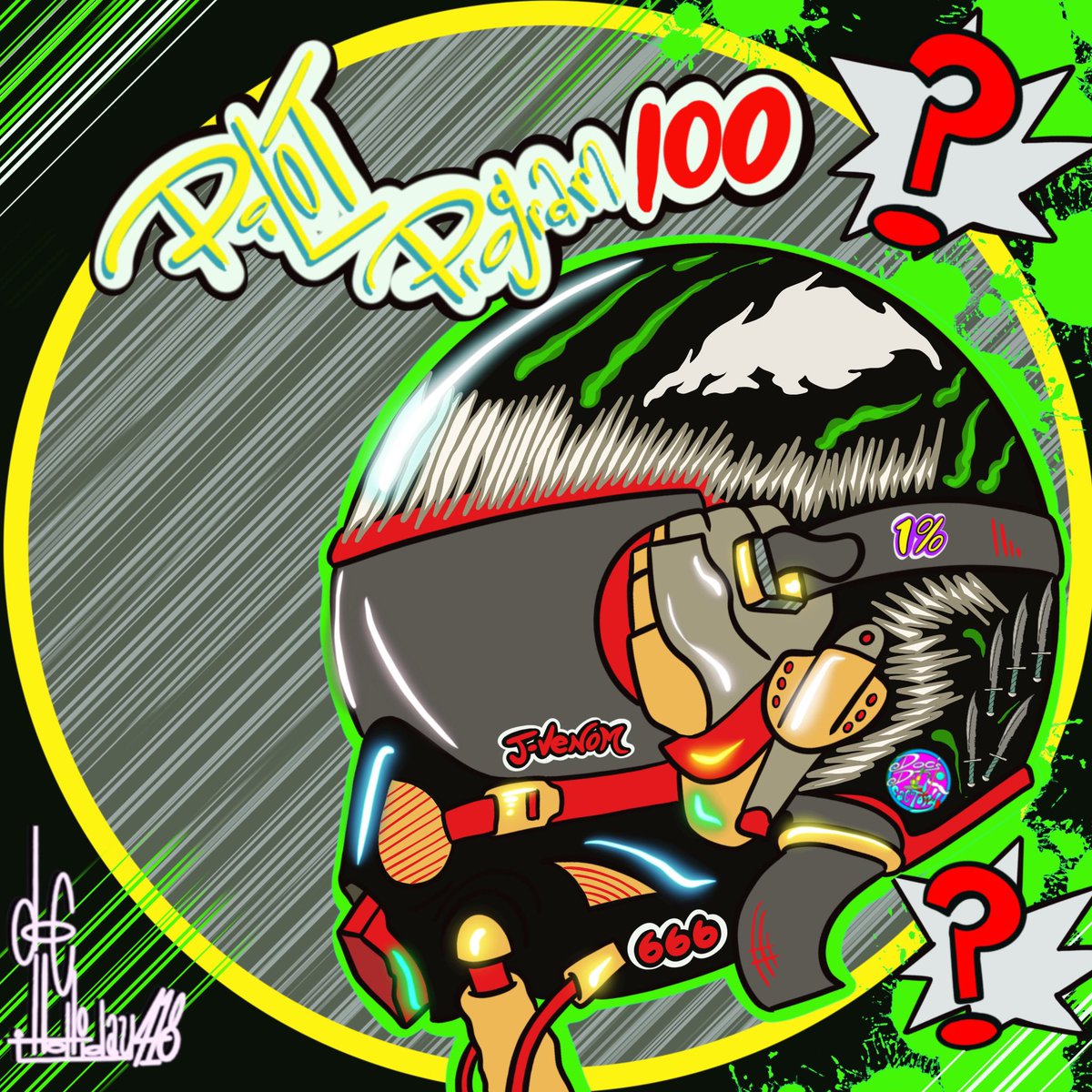 JeremyXfactor's tweet photo. @DocHolliday418 @100pilotsdao Both versions of my helmet are dope, but I absolutely love the updated version. Crazy how easily you personalized mine. I want to get it printed on canvas. 
#docsdripfactory
#100pilots https://t.co/B99OpGBIzt