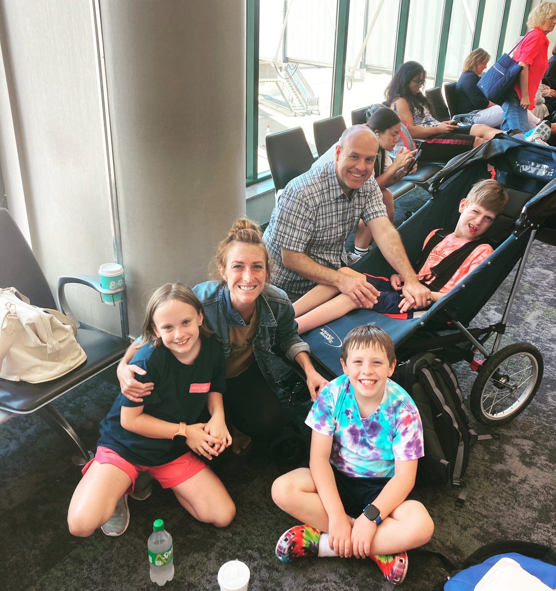 Finally on our #familyvacation! Colorado here we come. (Please, Southwest don’t lose our adaptive stroller.)
