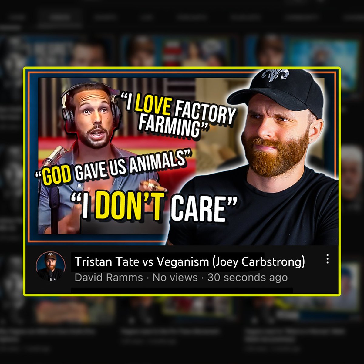 I just posted a response to Tristan Tate's main arguments from his debate with <a href="/JoeyCarbstrong/">Joey Carbstrong</a> 

Tristan already blocked me over a Twitter misunderstanding so if you could do me a favour and post my video somewhere he can see I'd appreciate it

(Link in next Tweet)