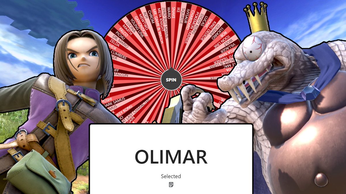 ItsTheMattC's tweet photo. New video time! Me and a friend play a 10v10 Crew Battle in #SuperSmashBrosUltimate. But the problem is, we can't choose our own characters. That'd be too easy. Instead, we are left at the mercy of... THE WHEEL.
https://t.co/u6dSqiKB5C https://t.co/moB2BRBfMg