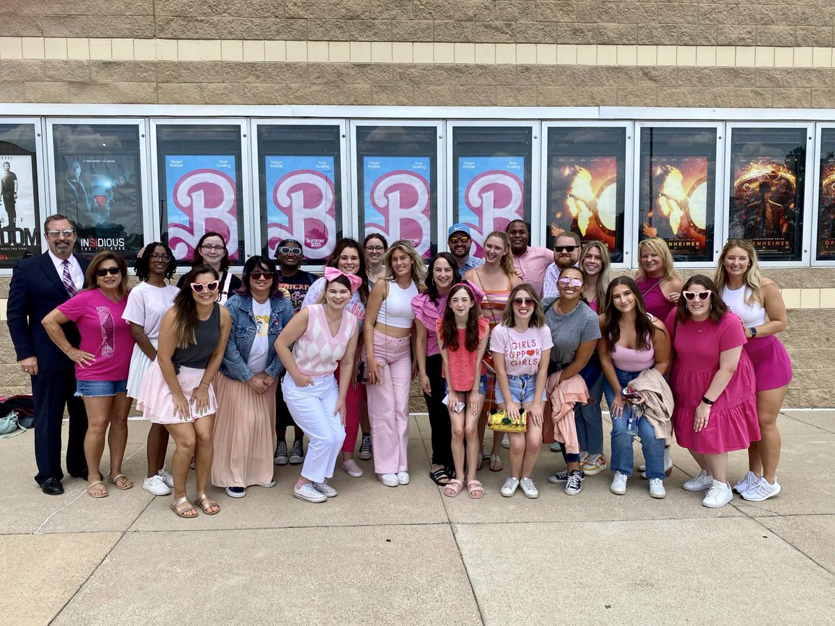 The B stands for Barbie <a href="/KBTXNews/">KBTX News</a> 

🩷🩷