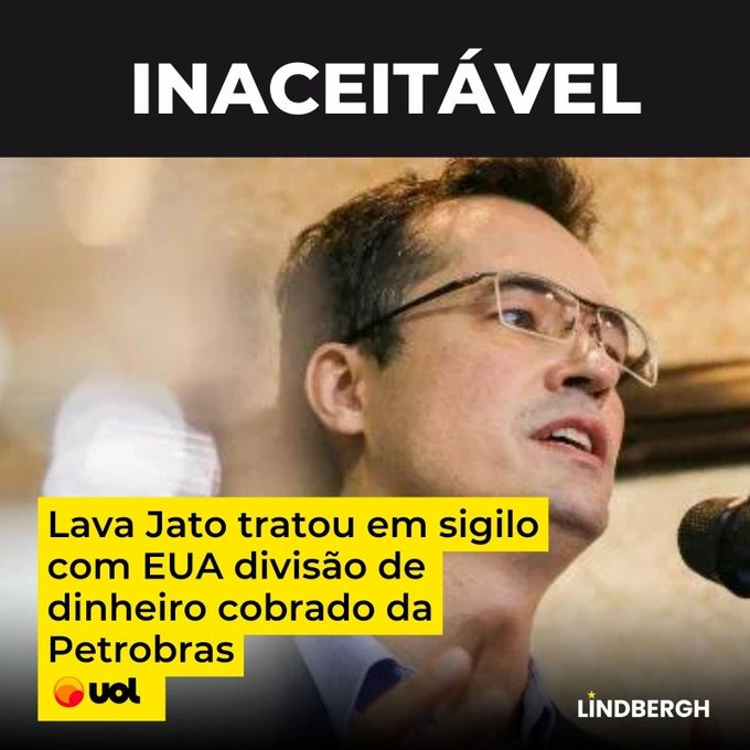 DilmaResiste's tweet photo. "Moro e Dallagnol têm muito que explicar ao povo brasileiro sobre os crimes cometidos sob o manto de “combate à corrupção”"
Via @lindberghfarias 
#Resistencia1935Dias #DesmonetizaJovemPan
Siga nosso Instagram @DilmaResiste https://t.co/pnsWySjGOr