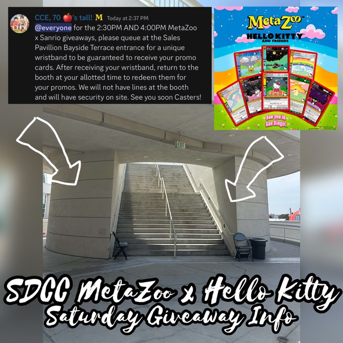 New process for the MetaZoo x Hello Kitty giveaways at SDCC! Good luck! 🫶🏻  @sdcomic_con @metazoo_games<a href="/tag/eddiemunson"class="tags"><span>#eddiemunson</span></a>