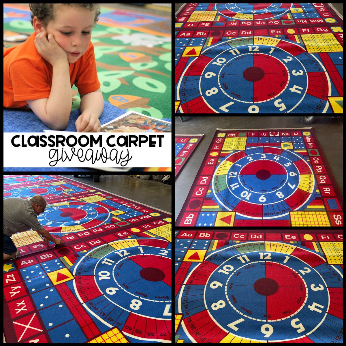 To show our appreciation to our dedicated teachers we are offering a back to school colorful classroom carpet! 🍎

Approx 12’ x 9’

To get your FREE gift ($179.99 value):
- SHARE THIS POST ON SOCIAL MEDIA
- BRING IN YOUR SCHOOL EMPLOYEE ID

While supplies last.