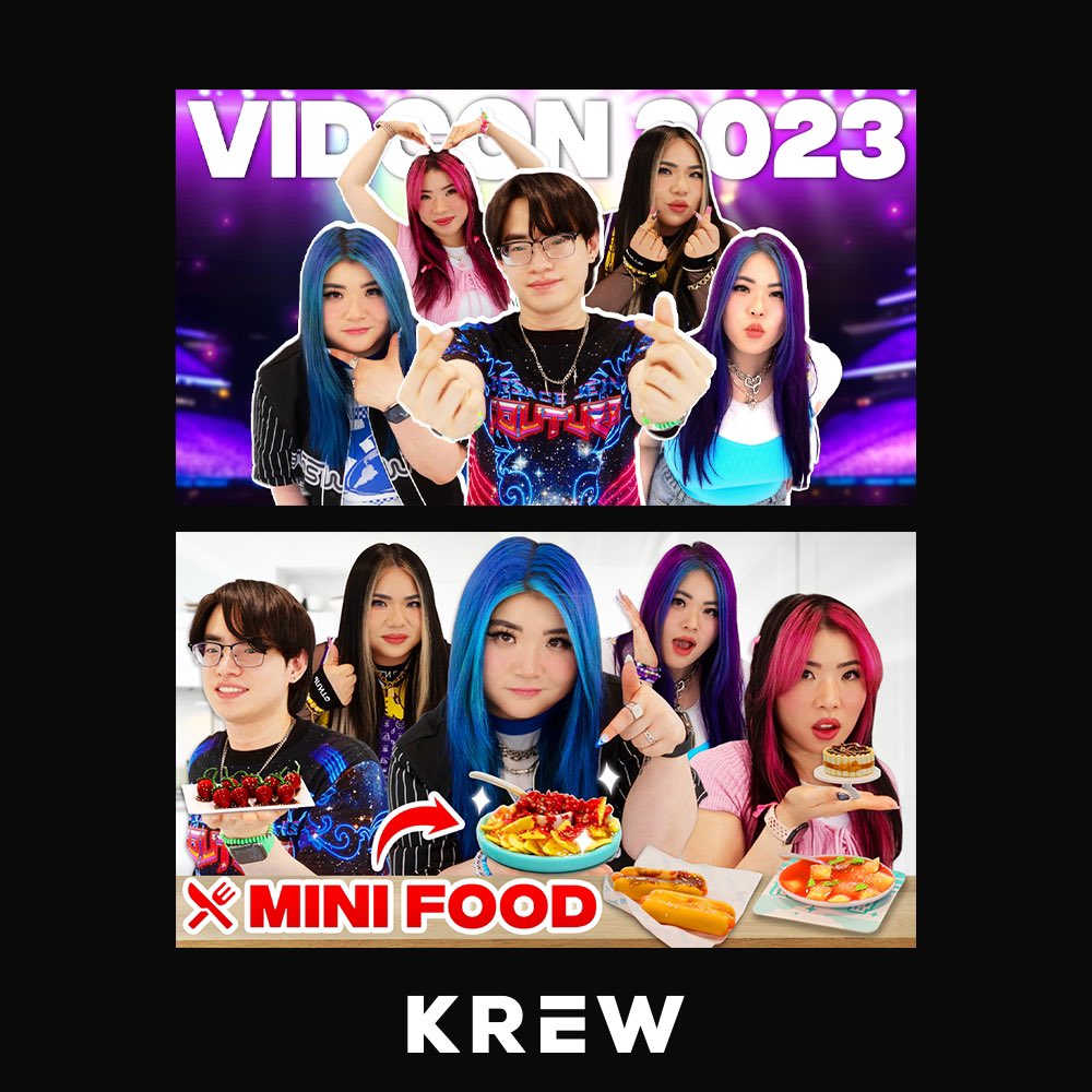 ItsFunneh's tweet photo. TWO KREW VLOGS, TA-DA!

🎥 VidCon Vlog 2023: https://t.co/kKiKlFzABA

🍽️ Making MINI FOOD: https://t.co/tx1iNuPj62 https://t.co/J7YjXR4RxM