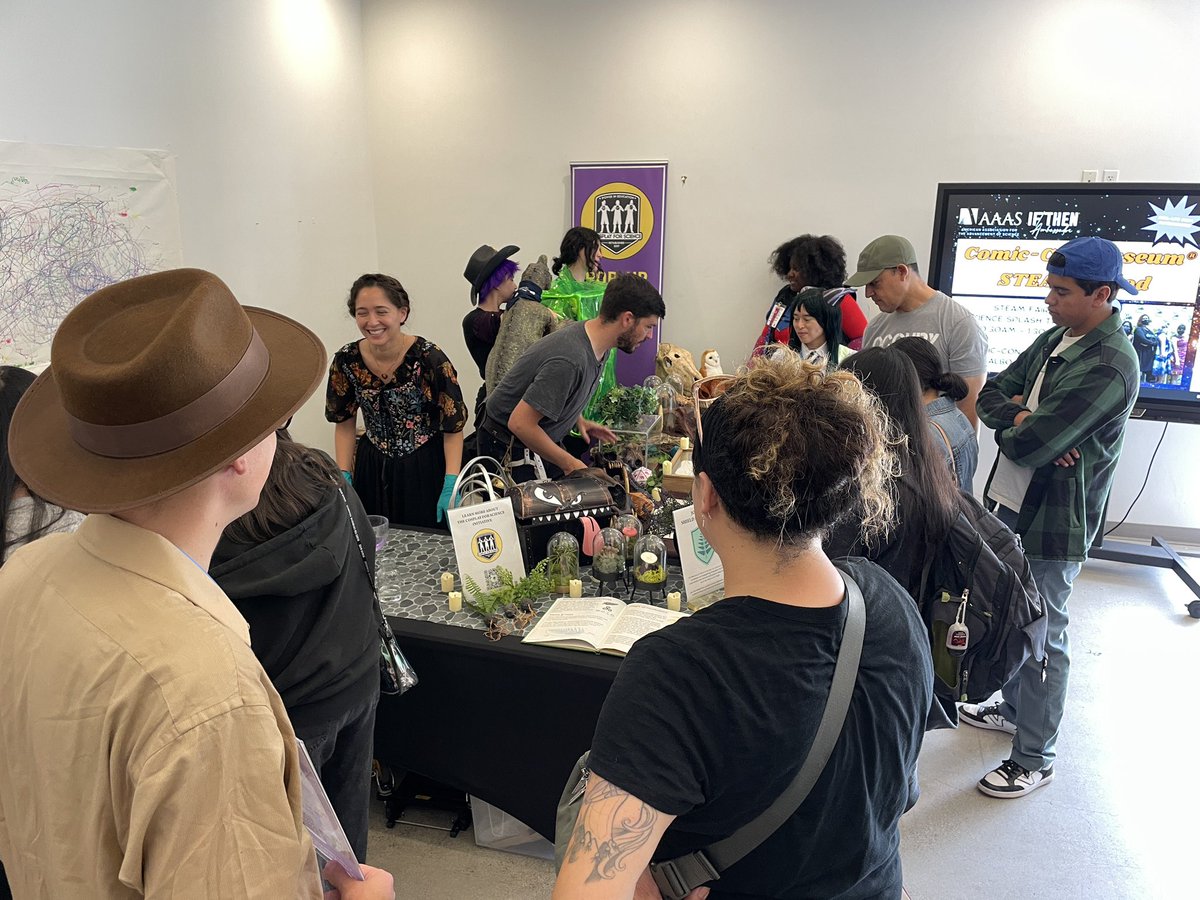 Day two of the <a href="/IfThenSheCan/">If/Then</a> STEAM Fair at the <a href="/ComicConMuseum/">Comic-Con Museum</a>!! #SDCC2023!