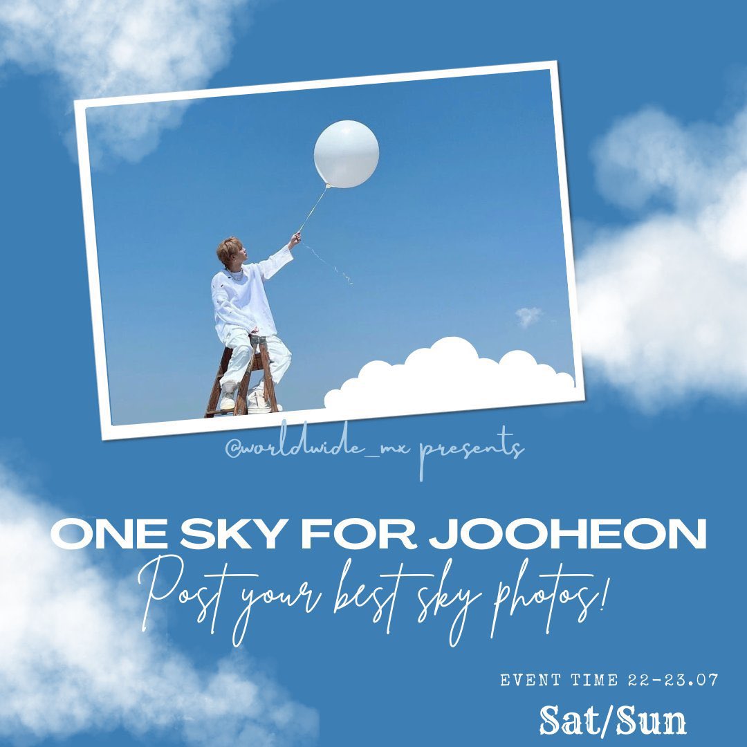 worldwide_mx's tweet image. [#wwmx_jooheon]

Our One Sky For Jooheon photo event to post sky photos is still going on! 

🗓️Ends 23rd July, 11:59 PM KST.

All photos used under tags and messages will be printed out and sent to Starship Entertainment.🤍

Use tags: 
#Sky_for_Jooheon #주헌이와_같은_하늘_아래서