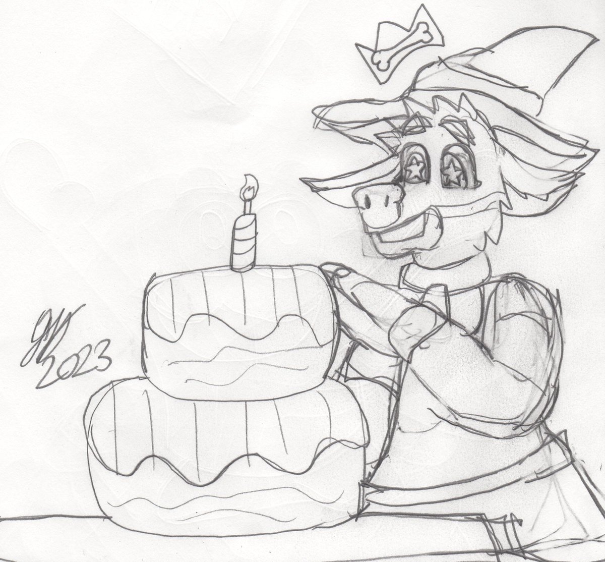 belated birthday doodle for @BrumbleBea! hope you had a good one