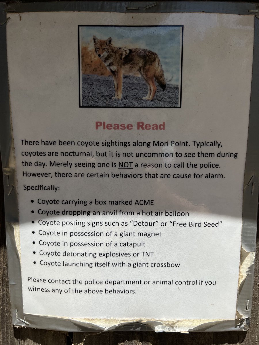 Fun family hike and quirky sign