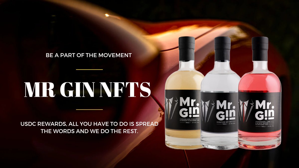 MrATanna's tweet photo. A project that is not affected by volatility of the crypto. 

We have a VC on Sunday 23rd July 2023 at 5pm UTC through our TELEGRAM GROUP. Please follow and join us with any questions you may have. 

Links to telegram group found below
https://t.co/7PV5xi1NyC

#NFTs #MrGinUk #Gin https://t.co/qOpRrre9o4