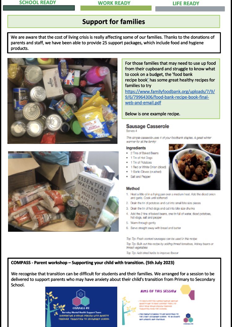 horizon_cc's tweet image. Section 2 of the Safeguarding and Wellbeing newsletter - which focuses on support for parents /carers. The full copy of the newsletter was emailed yesterday to all students and sent to parents via parentmail.  #Wellbeing #safeguarding #supportpackage