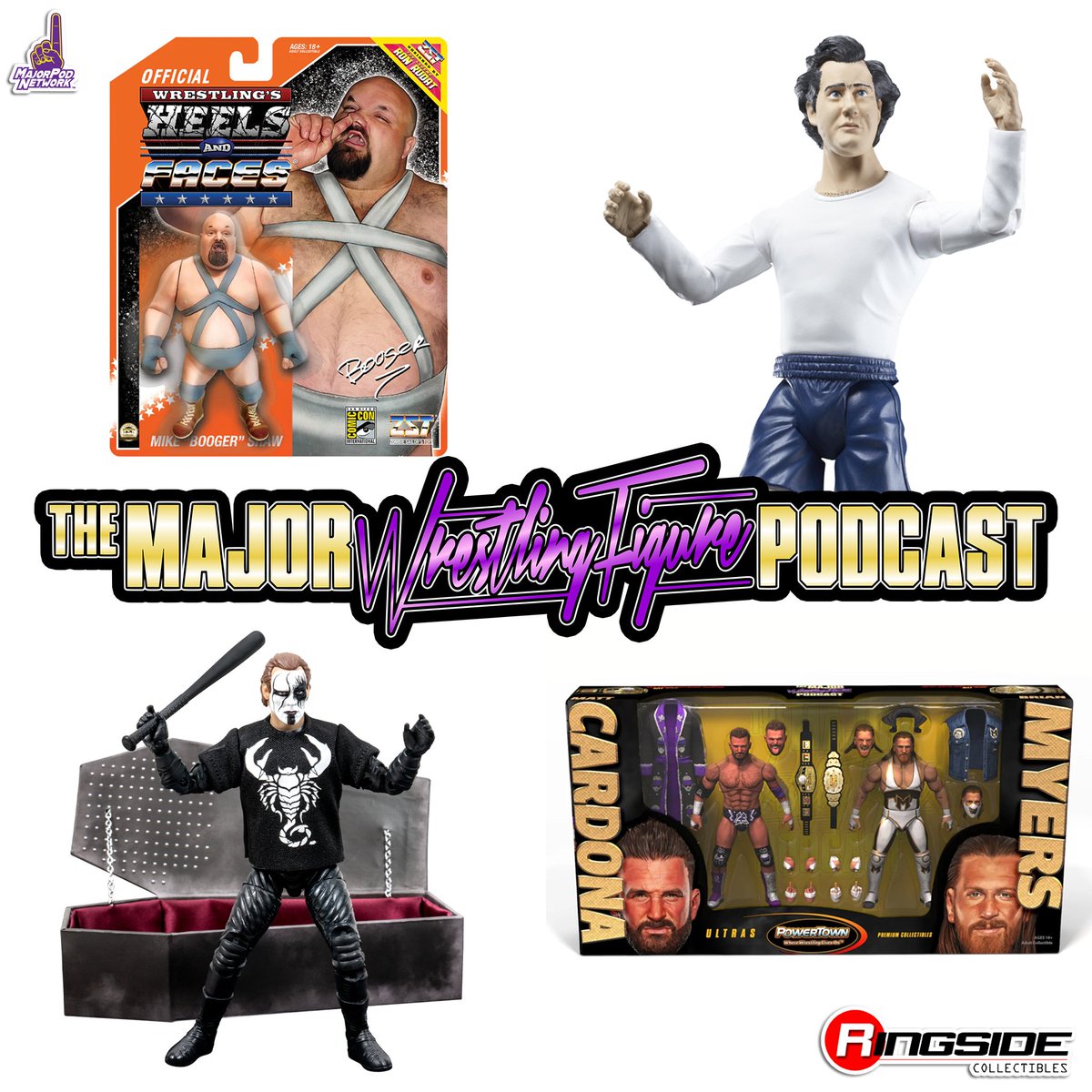 DOWNLOAD THE LATEST EPISODE OF @MajorWFPod! @MajorPodNetwork @Myers_Wrestling, @MarkSterlingEsq, & @TheMattCardona discuss @TheZombieSailor Booger, fav celeb fig, @Jazwares #AEW SDCC @Sting, @_PowerTown 2-Pack! RT PINNED TWEET ON @MajorWFPod TO ENTER TO WIN @RingsideC PRIZE!