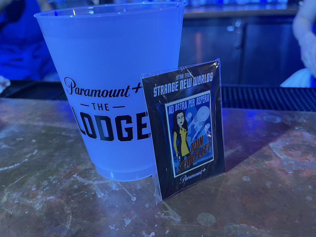 Today’s #StarTrek pin!  Visit The Lodge in the Gaslamp Quarter at #SDCC to get yours.