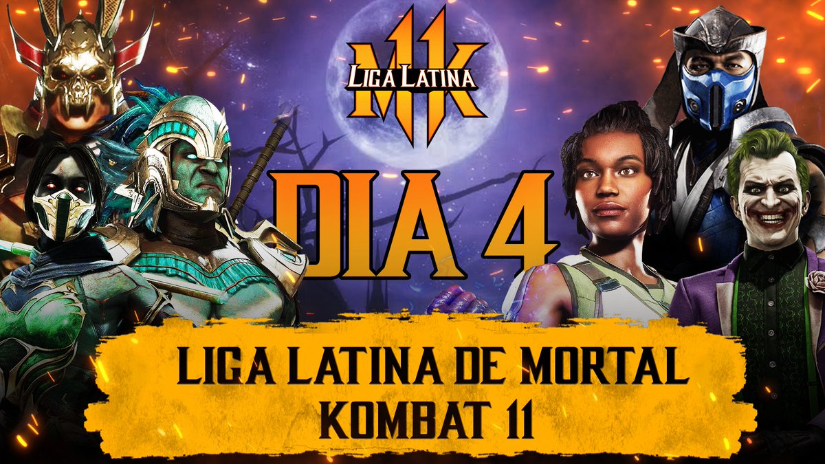 TNTSportsBR's tweet photo. 💀 ESTAMOS AO VIVO COM MUITO KOMBATE! 🚨 : https://t.co/EVrDCHGVSu

VAI COMEÇAR O QUARTO DIA DA LIGA LATINA DE #MORTALKOMBAT 11! 🔥🔥 Tá esperando o QUÊ?! CORRE E VEM ASSISTIR COM A GENTE! 💥 #eigames https://t.co/9XEiagb8kG