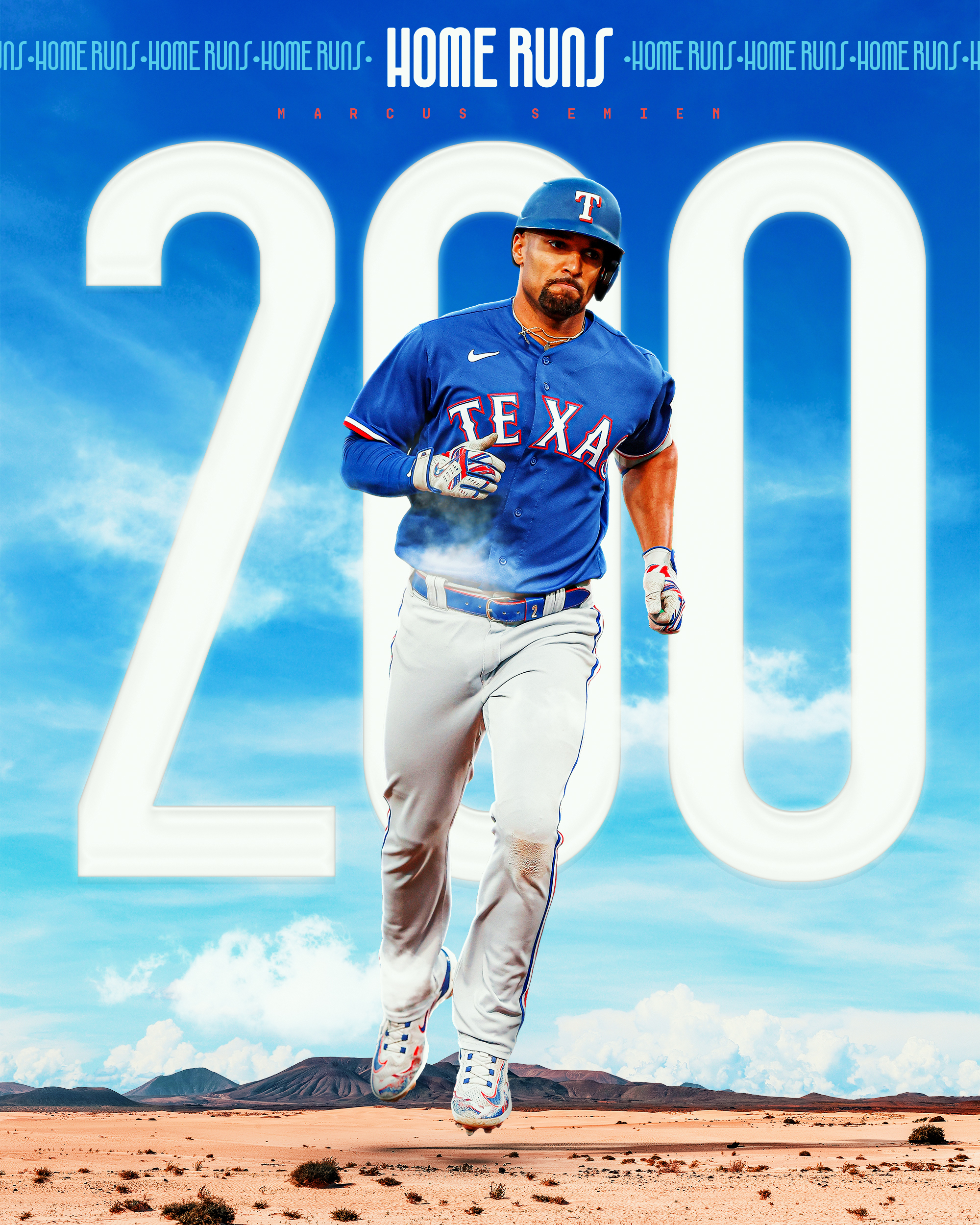 MLB on X: Congratulations to Marcus Semien on his 200th career  round-tripper. 💪  / X