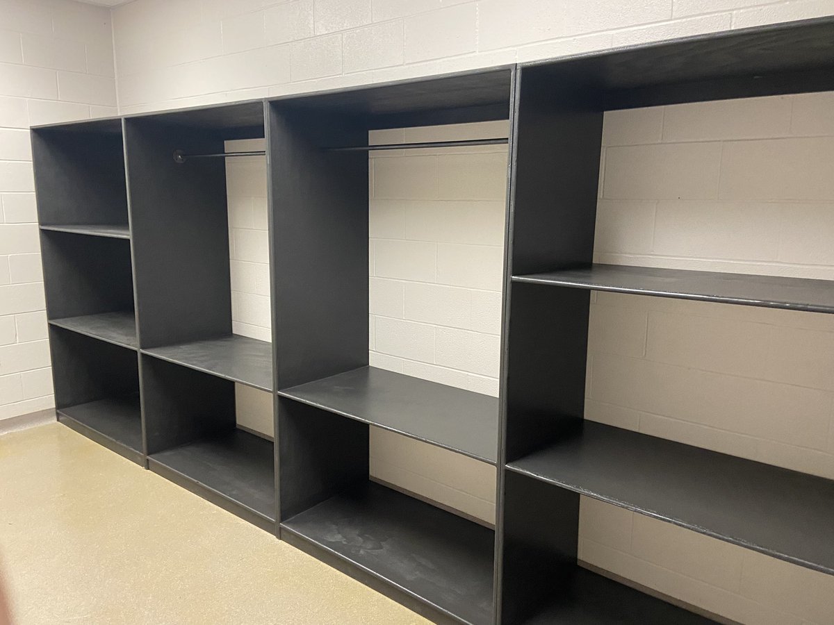 CPGopherFB's tweet photo. Thanks to Kevin Price and Nick Richardson for installing our new equipment room shelves….!!
Looks great fellas…awesome job!!!
@kpricer https://t.co/8Knc0KOUW2